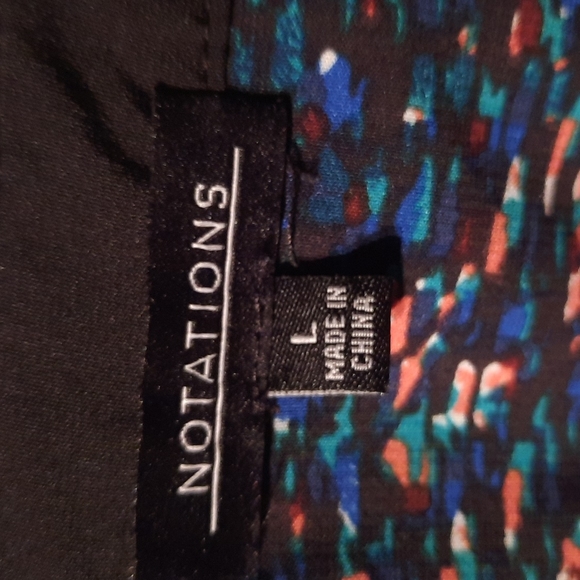 Notations Multi-Color Button Blouse - Picture 5 of 6